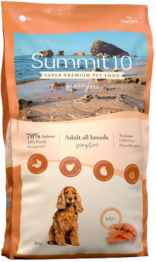Summit 10 Grain Free Adult Dog Losos s bramborem 3 kg