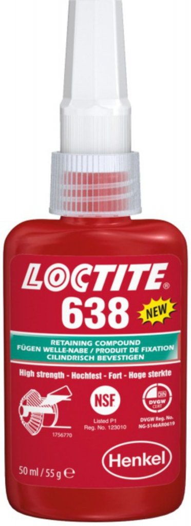 LOCTITE 638 upevňovač spojů VP 50g