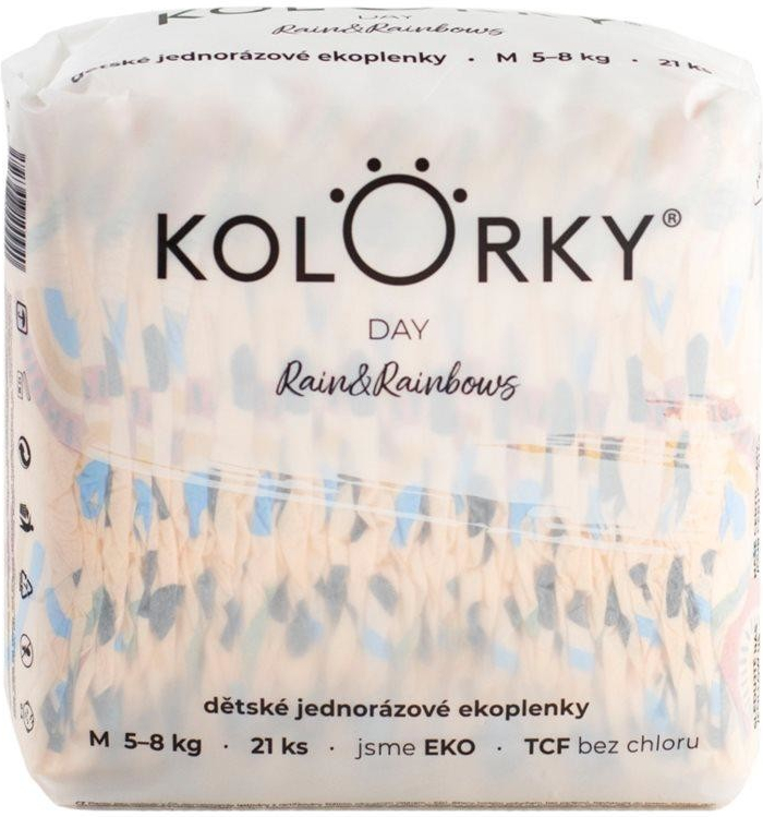 Kolorky Day Nature M 5-8 kg 21 ks