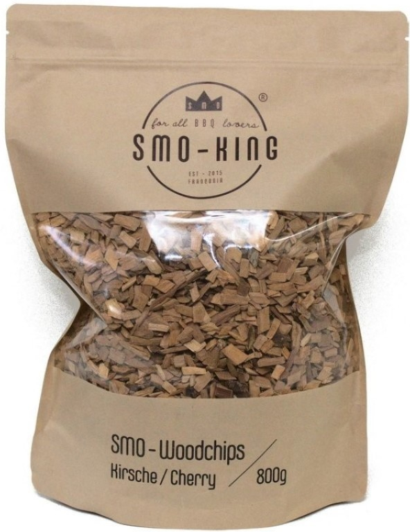 SMO-KING Dřevěná udící štěpka cherry 800 g