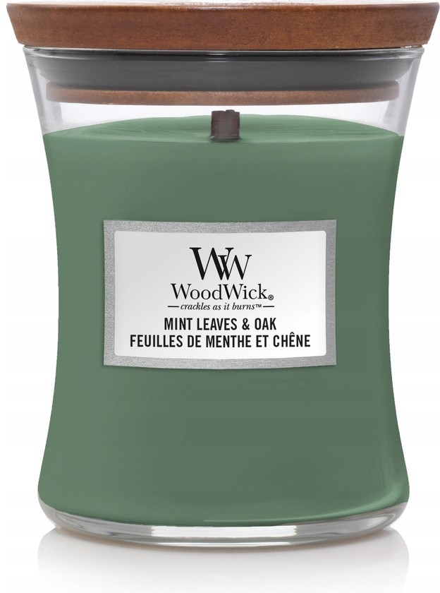 WoodWick Mint Leaves & Oak 609,5 g