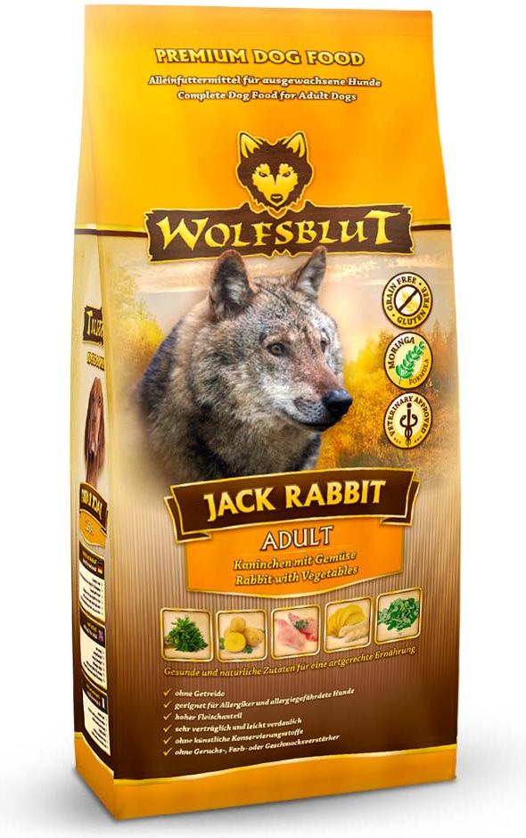Wolfsblut Jack Rabbit Adult králík se zeleninou 15 kg