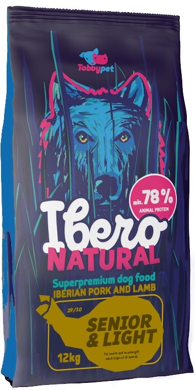 Ibero Natural dog Senior & Light 2 x 3 kg