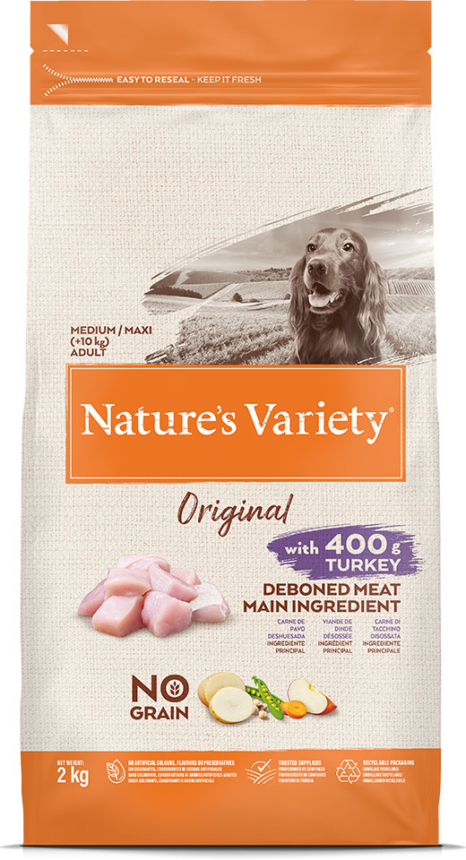 Nature\'s Variety Original No Grain Medium Adult krůtí 2 kg