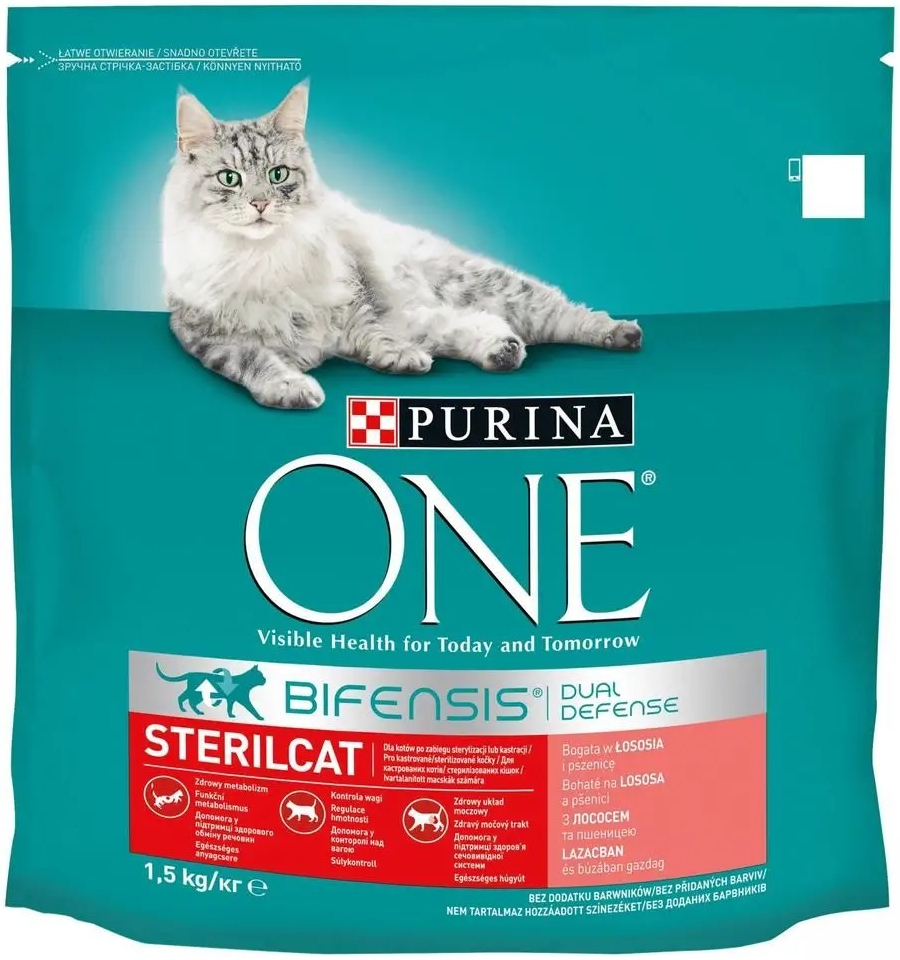 Purina ONE Sterilcat losos 1,5 kg