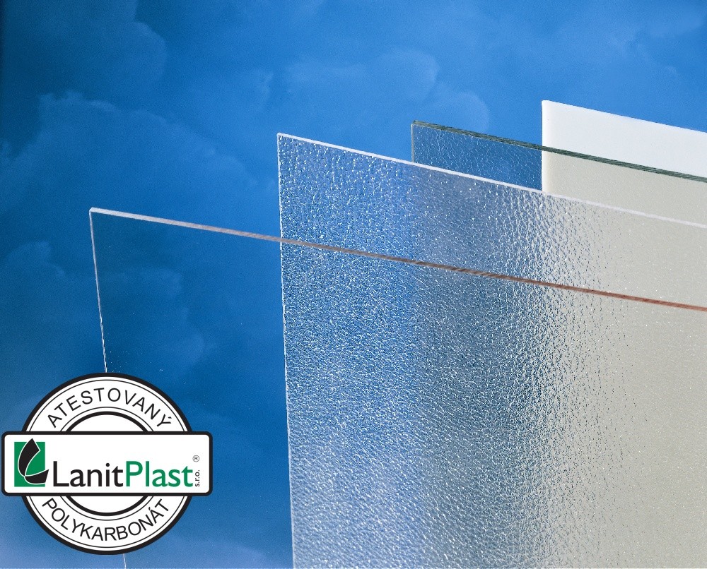 Lanit Plast Polykarbonát plný 4 mm 1025 x 1016 mm čirá 1 ks