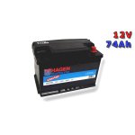 Hagen 12V 74Ah 680A, HA740