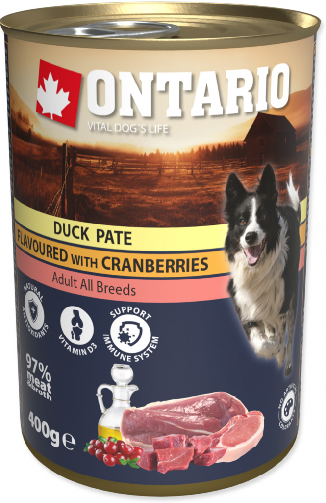 Ontario Duck Pate flavoured with Cranberries 400 g