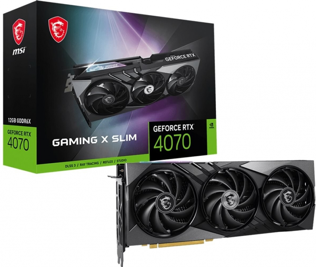 MSI GeForce RTX 4070 GAMING X SLIM 12G