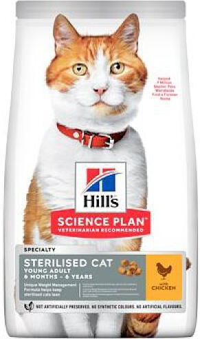 Hill\'s Science Plan Adult Young Steril, CatChicken 1,5 kg