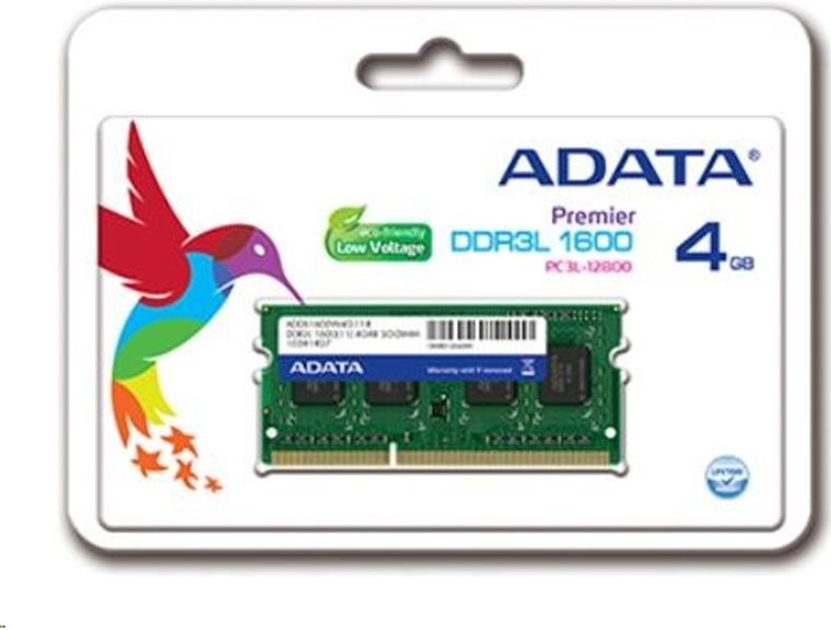 ADATA SODIMM DDR3 4GB 1600MHz CL11 ADDS1600W4G11-S