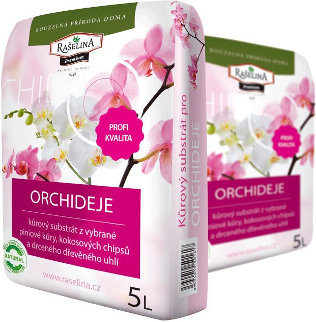 Rašelina Soběslav kůrový substrát pro orchideje 5 l