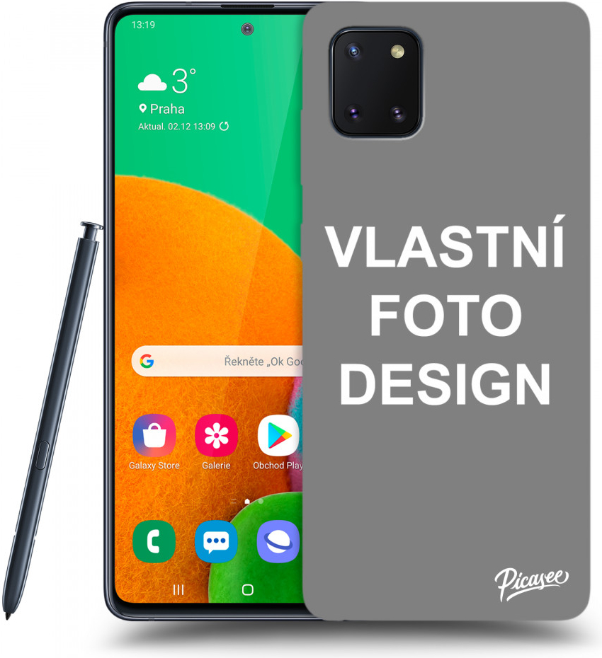 Pouzdro Picasee silikonové Samsung Galaxy Note10 Lite N770F - Vlastní design/motiv čiré