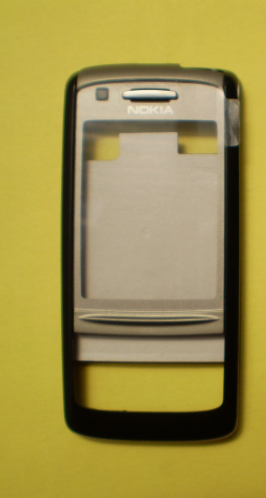 Kryt Nokia 6280 přední černo-stříbrný