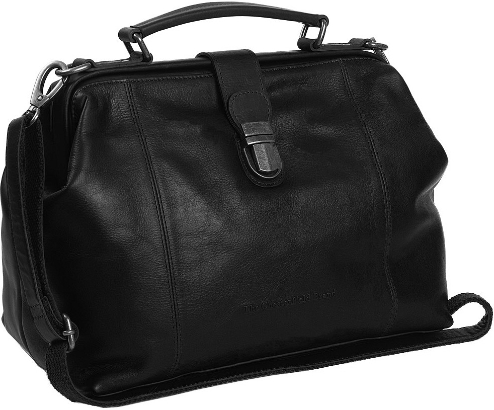 The Chesterfield Brand Doktorská kožená taška Shaun C48.111800 černá