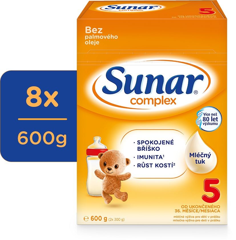 Sunar complex 5 8 x 600 g