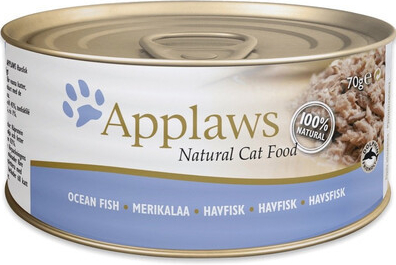 Applaws Cat Tin Ocean Fish s mořskými ryby 72 x 70 g