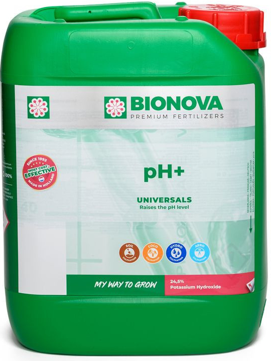 BioNova pH+ KOH 24,5 % hydroxid draselný 5 l