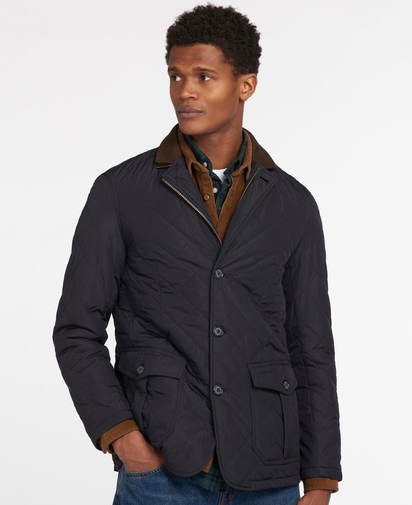 Barbour Quilted Lutz Navy
