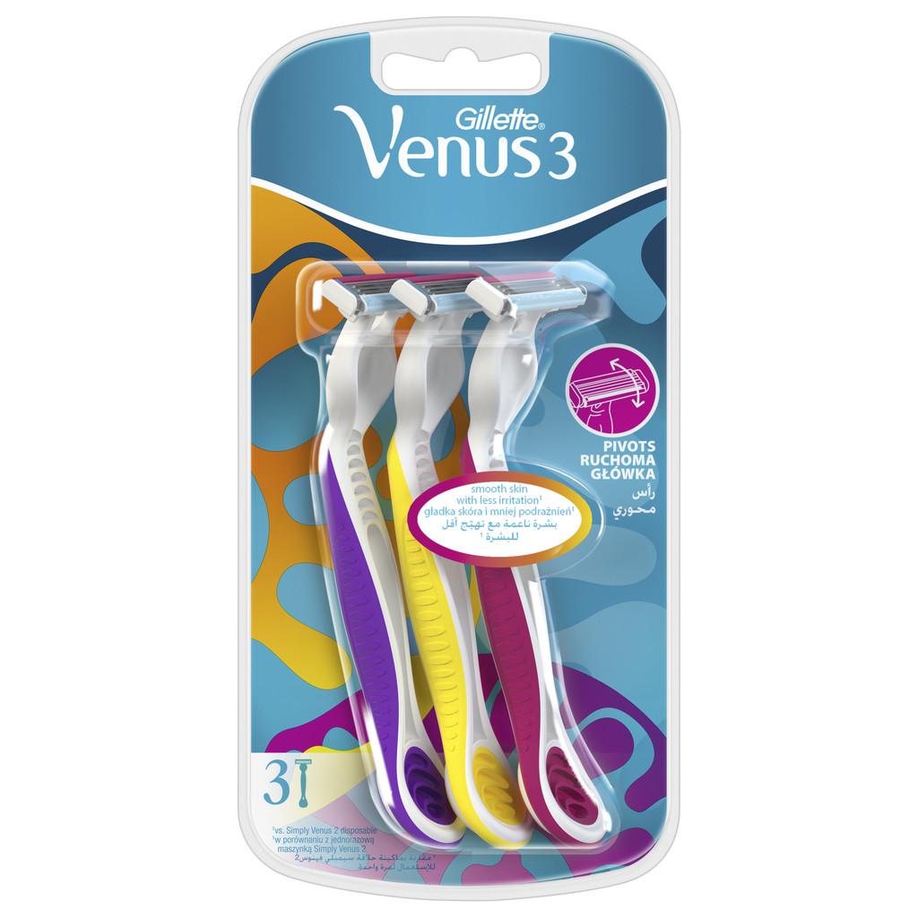 Gillette Simply Venus 3 Plus 3 ks