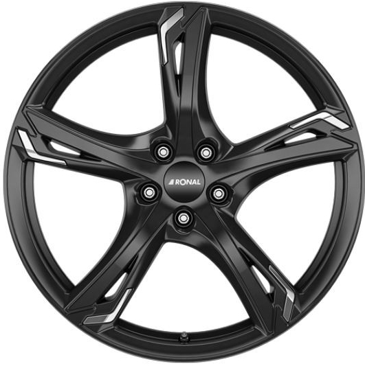 Ronal R62 8x19 5x108 ET45 gloss black chrome