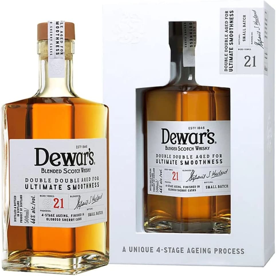 Dewars Double Double 21y 46% 0,5 l (karton)