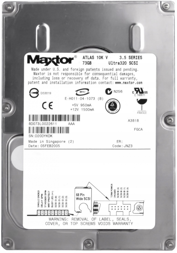 Maxtor 73 GB 3,5\