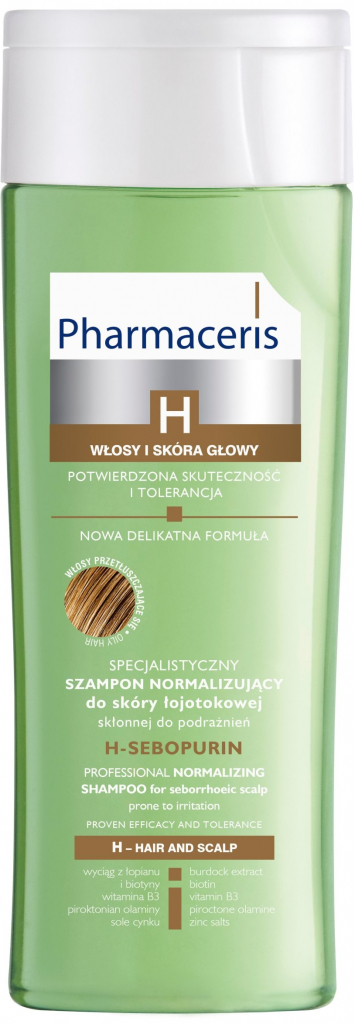 Pharmaceris H-Hair and Scalp H-Sebopurin zklidňující šampon pro mastné vlasy a vlasovou pokožku 250 ml