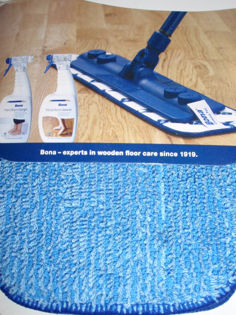 Bona Cleaning pad modrá utěrka z mikrovlákna k aplikaci čističe