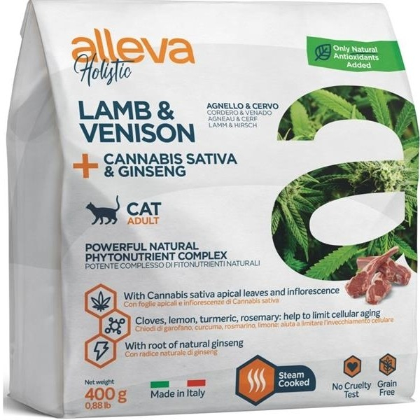 Alleva Holistic Cat Dry Adult Lamb&Venison 0,4 kg