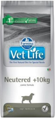 Vet Life Natural DOG Neutered > 10 kg 2 x 12 kg