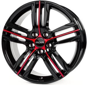 Ronal R57 7x17 4x98 ET35 black red line