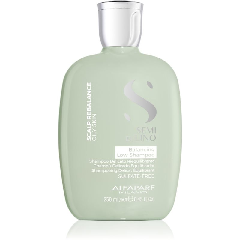 Alfaparf Milano Semi Di Lino Scalp Rebalance Oily Skin Balancing Low Shampoo šampon pro mastné vlasy 250 ml