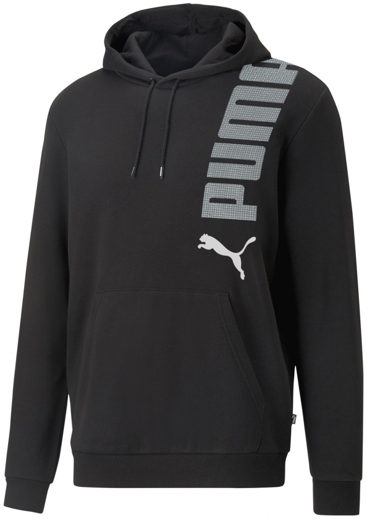 PUMA ESS+ LOGO LAB HOODIE TR 67337401 Černá