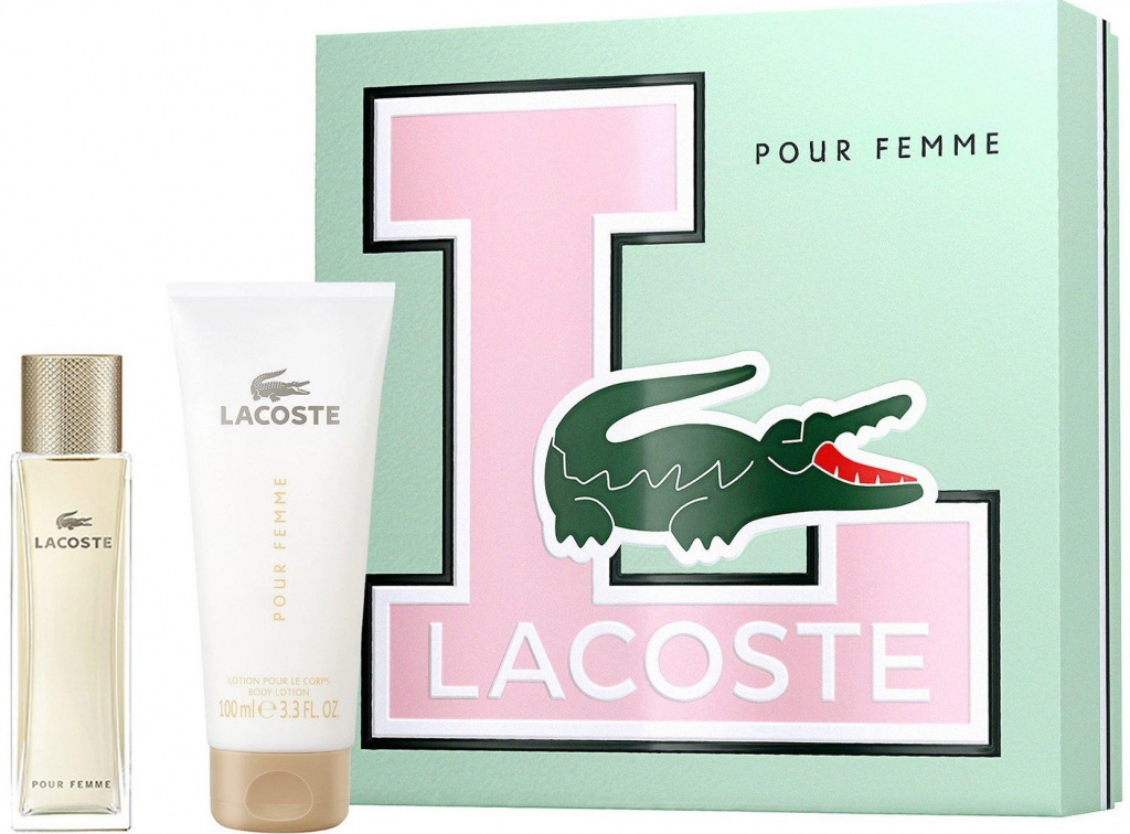 Lacoste Lacoste Pour Femme EDP 50 ml + tělové mléko 100 ml dárková sada