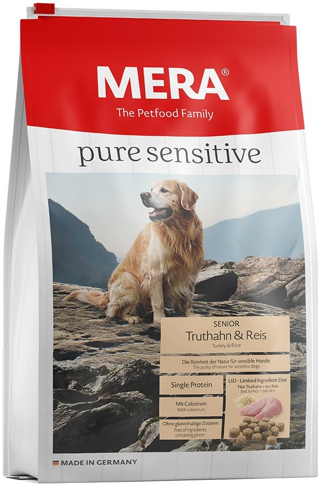 Mera pure Sensitive Senior krocan a rýže 2 x 12,5 kg