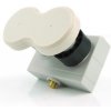 Konvertor (LNB) pro 1 TV 2dr - Mascom 0,1 db - Monoblock 4,3°