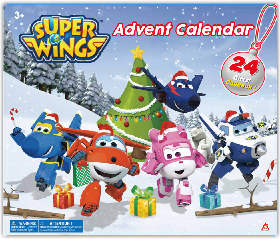 Vago-Tools Adventní kalendář Super Wings včetně 24 figurek Superwings