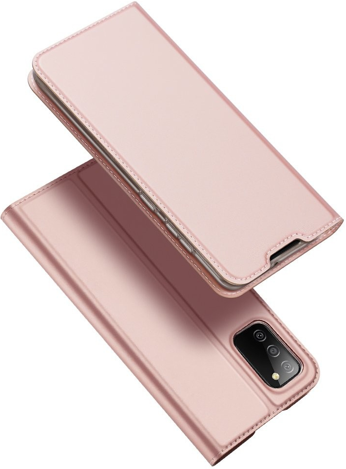 Pouzdro Dux Ducis skin Samsung Galaxy A02s EU růžové
