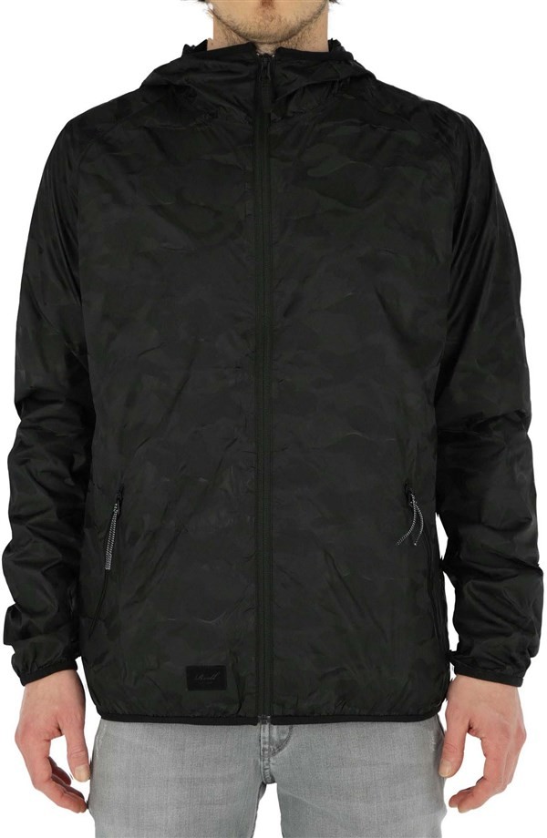 REELL Pack Logo jacket Black Camo