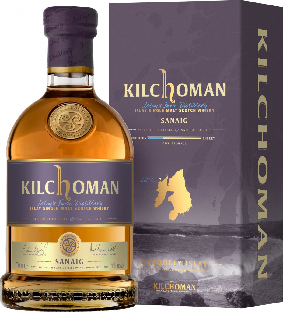 Kilchoman Sanaig 46% 0,7 l (karton)