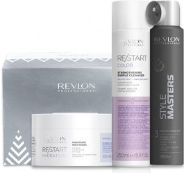 Revlon Professional Restart Purple šampon pro blond vlasy 250 ml + hydratační maska 250 ml dárková sada