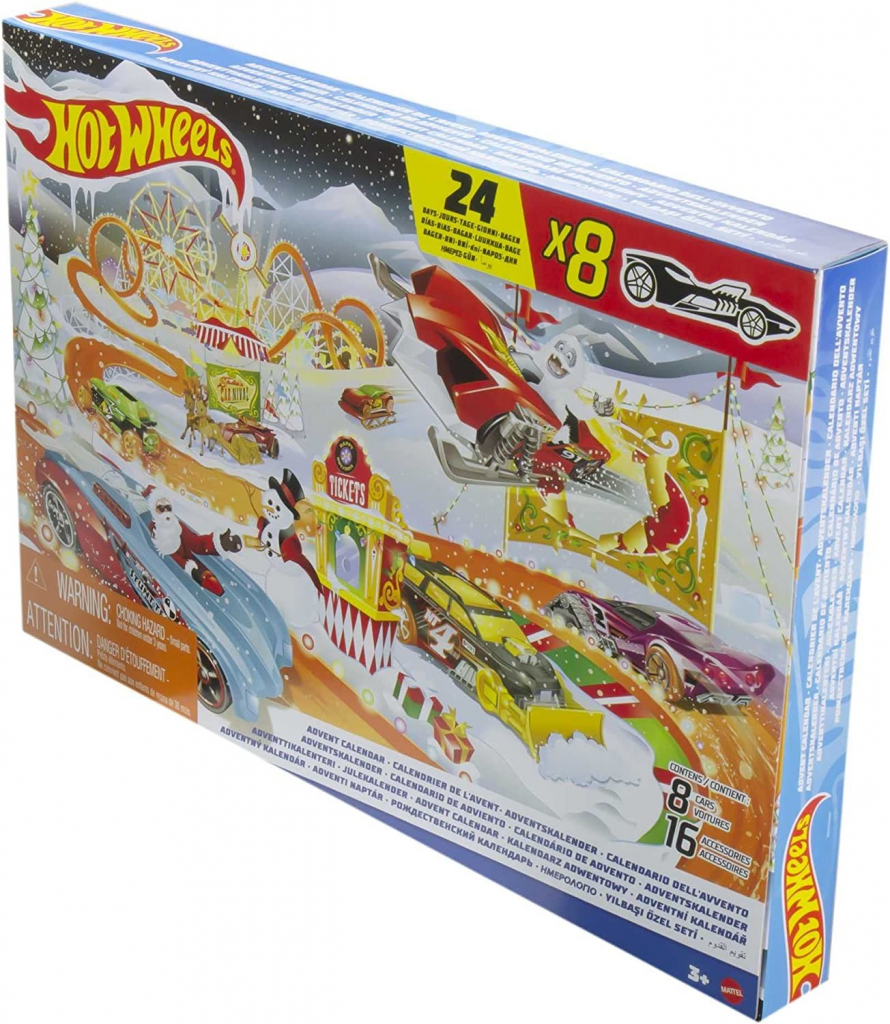 Toys Adventní kalendář Hot Wheels Santas Garage