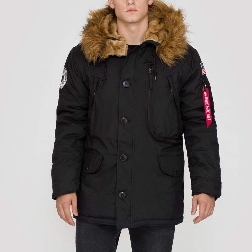 Alpha Industries bunda POLAR JACKET black