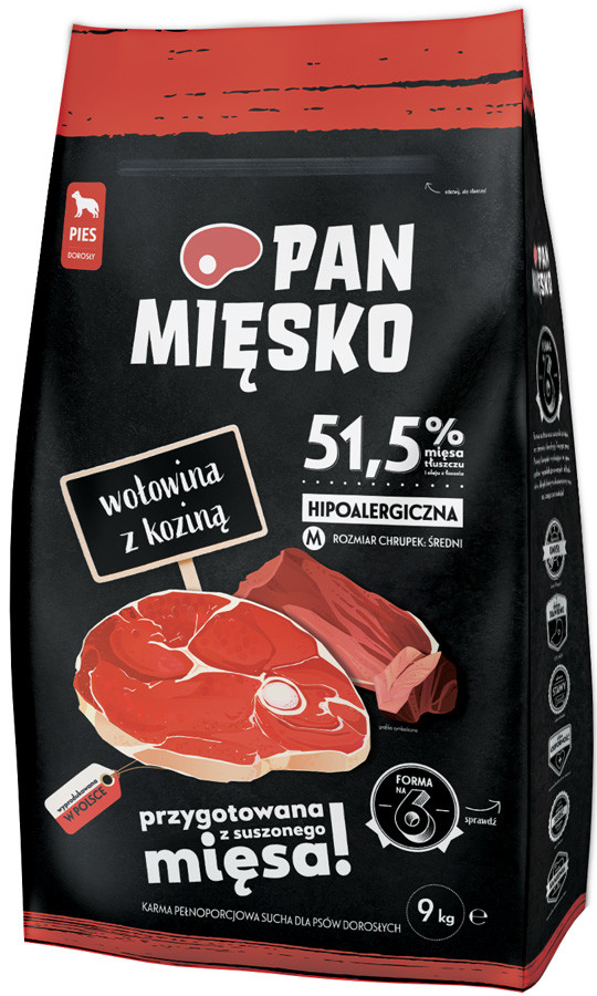 PAN MIĘSKO Hovězí maso s kozím M 20 kg