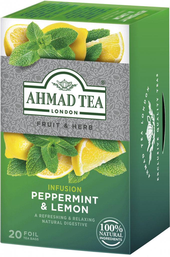 Ahmad Tea Peppermint and Lemon alupack 20 sáčků 1,5