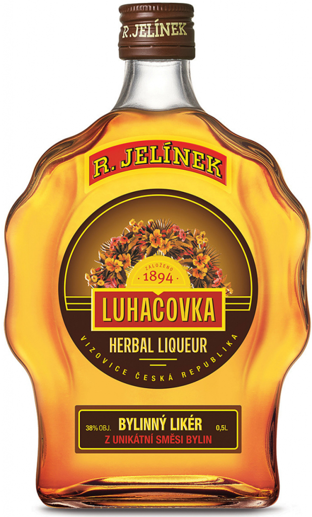 Luhačovická bylinná 38% 0,5 l (holá láhev)