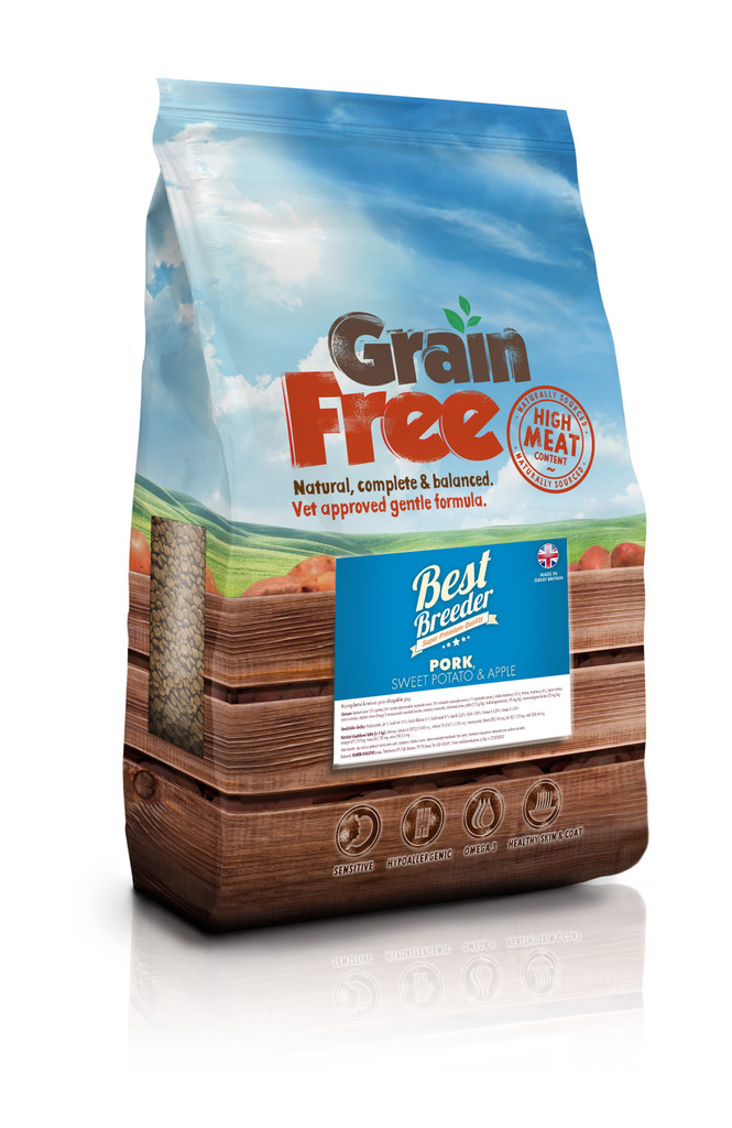 Best Breeder Grain Free Pork Sweet Potato & Apple 2 kg