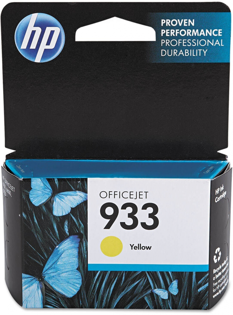 HP 933 originální inkoustová kazeta žlutá CN060AE