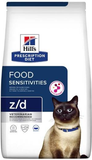 HILL\'S Prescription Diet z/d Food Sensitivity Activ Biome pro kočky s citlivým trávicím systémem 3 kg